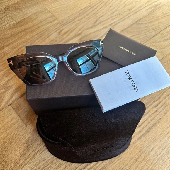 Tom Ford 52 mm Sunglasses in Havana Brown Cat eye Tom Ford | Accessories | Tom Ford 52 Mm Sunglasses In Havana  main image 3
